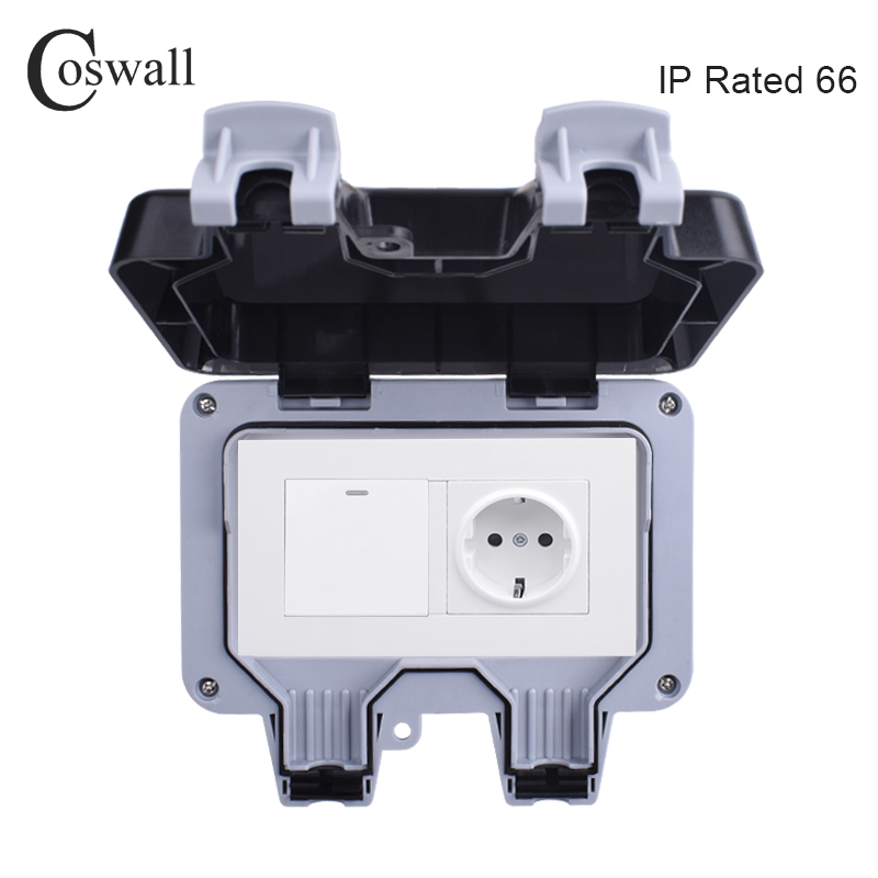 Outdoor Lighting Switch - Coswall IP66 odporne na warunki atmosferyczne