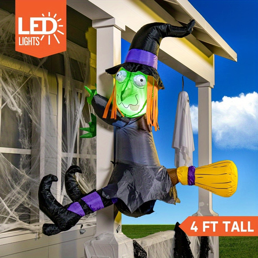 Outdoor Lighting Tree - Nadmuchiwana czarownica na Halloween o wysokości
