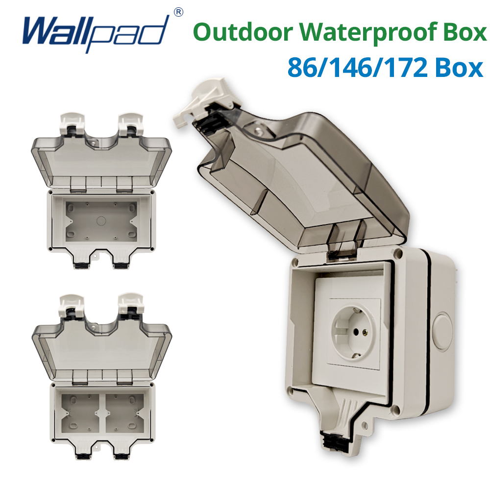 Outdoor Lighting Switch - Wallpad IP66 pyłoszczelna wodoodporna skrzynka zewnętrzna