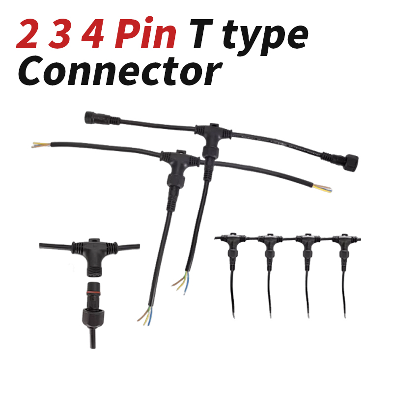 Outdoor Lighting Wire Connectors - Złącze typu T 3-drożne 2/3/4-pinowe do
