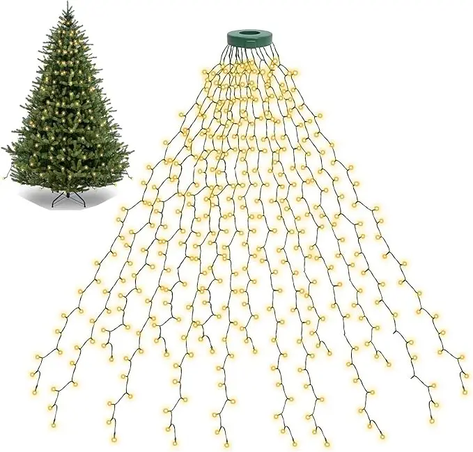 Outdoor Lighting Tree - Świąteczne lampki LED na choinkę, girlanda