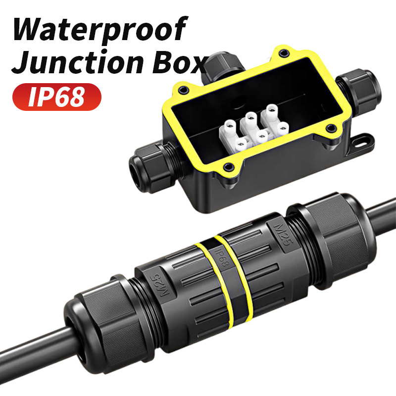 Outdoor Lighting Wire Connectors - Złącza kablowe zewnętrzne 32A 250A IP68