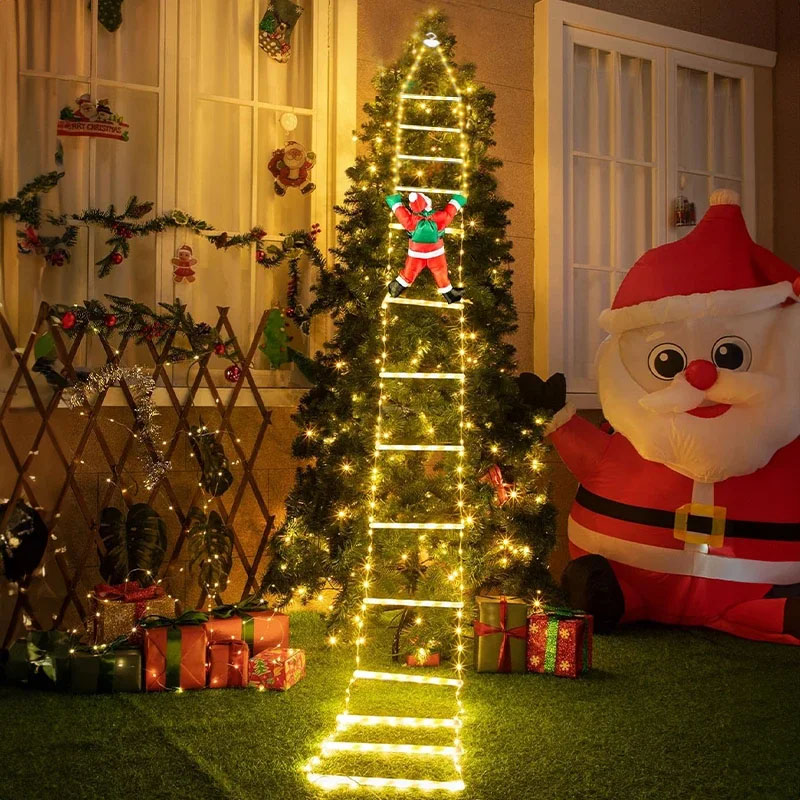 Outdoor Lighting Tree - Świąteczne lampki LED, dekoracyjna drabinka świetlna