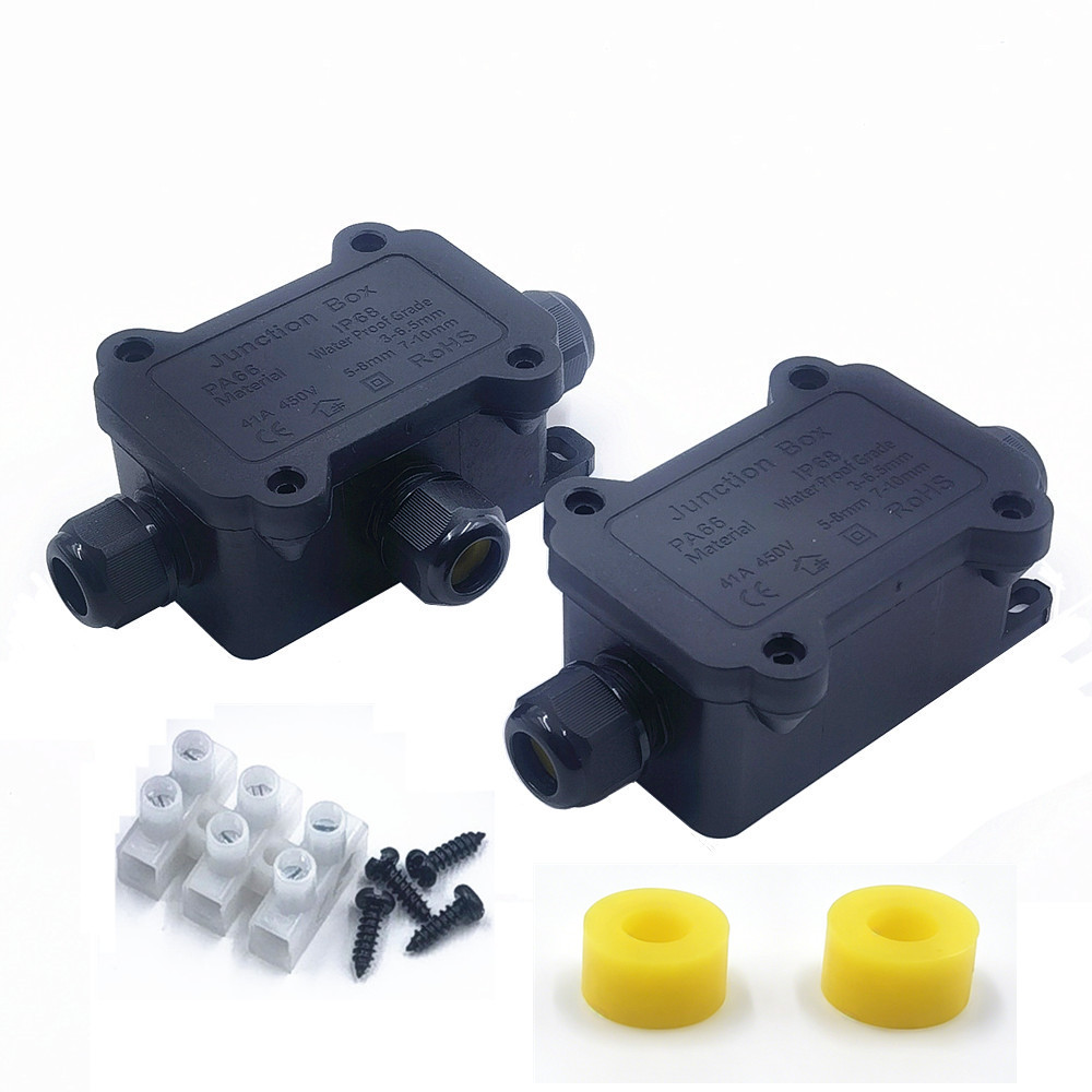 Outdoor Lighting Wire Connectors - Wodoodporna skrzynka przyłączeniowa IP68, 2/3-drożna złączka