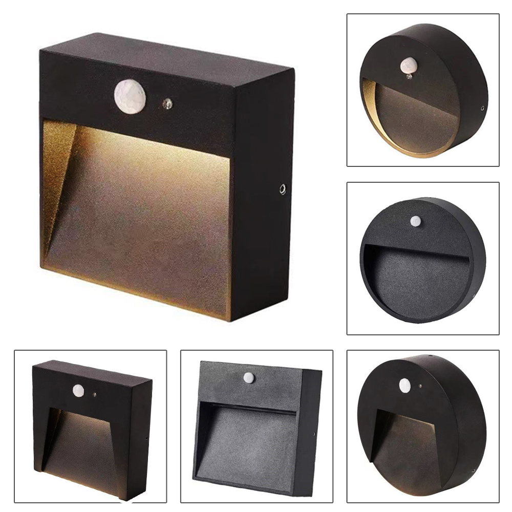 Outdoor Yard Lighting Fixtures - SANDIY Zewnętrzne oświetlenie schodowe Czujnik ruchu