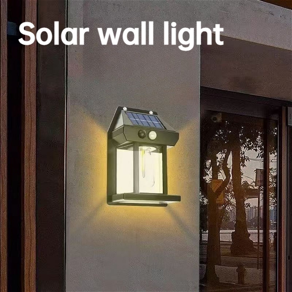 Outdoor Yard Lighting Fixtures - 1 szt. Solarna Lampa Ścienna LED