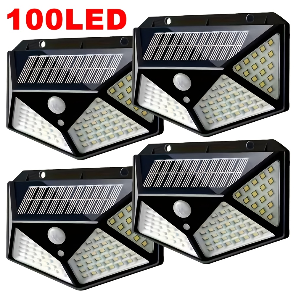 Outdoor Lighting With Outlet - 100 LED Zewnętrzna Solarna Lampa Ogrodowa