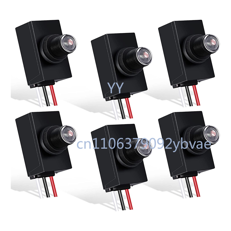 Outdoor Lighting Switch - 6 sztuk czujników zmierzchu do oświetlenia
