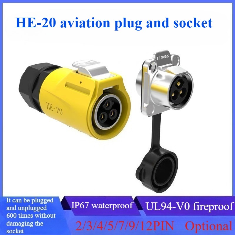 Outdoor Lighting Wire Connectors - Złącze przemysłowe wodoszczelne HE20 IP67 2-12