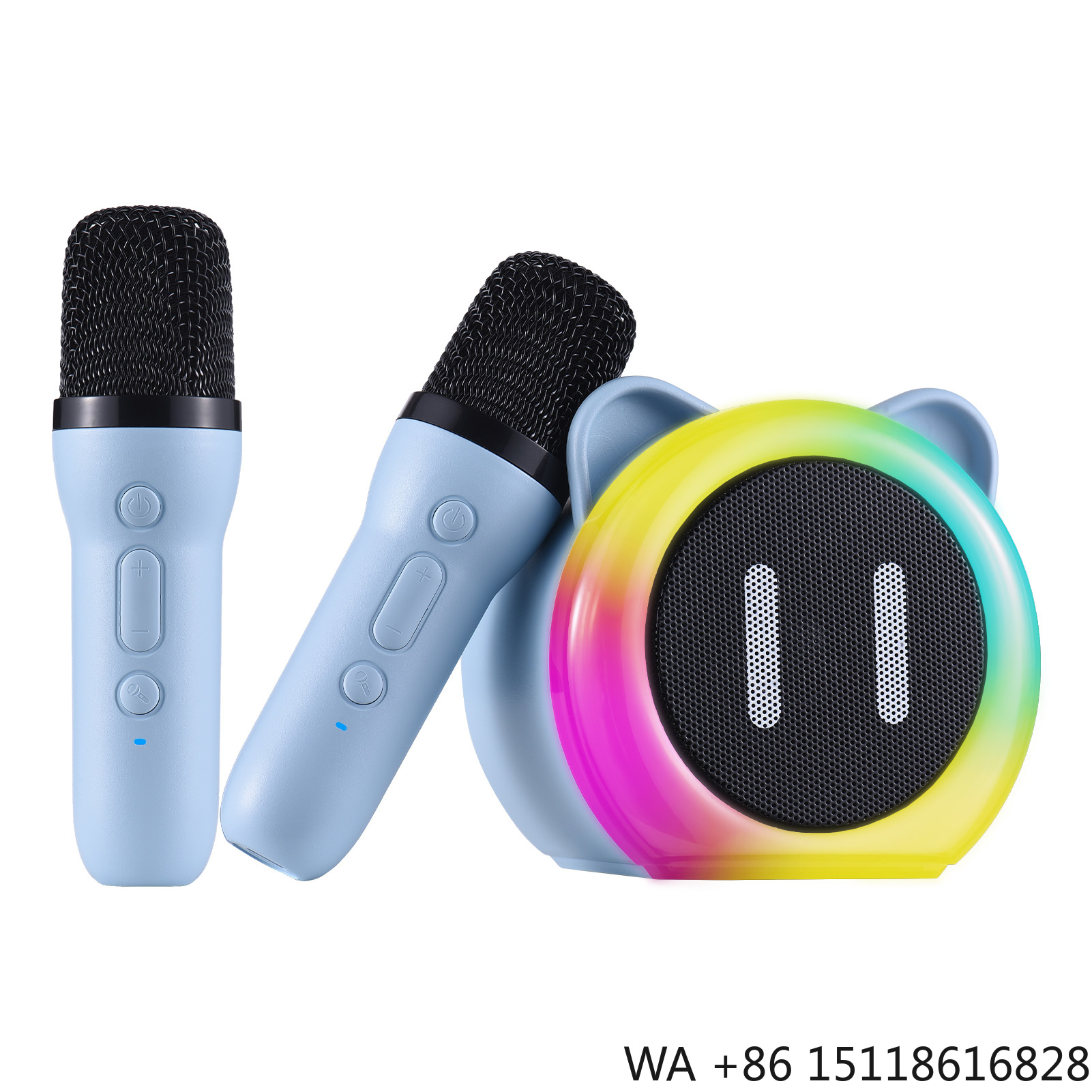 Outdoor Lighting For Garden - Maszyna do karaoke z 2 bezprzewodowymi