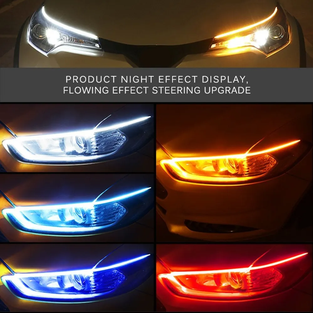 2 szt. Samochodowe DRL Elastyc – Waterproof Led Strip recenzja i cena