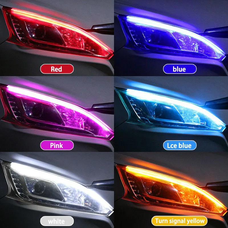 2 szt. Samochodowe DRL Elastyc – Waterproof Led Strip recenzja i cena