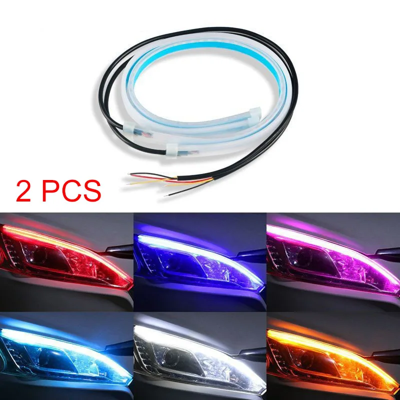 2 szt. Samochodowe DRL Elastyc – Waterproof Led Strip recenzja i cena