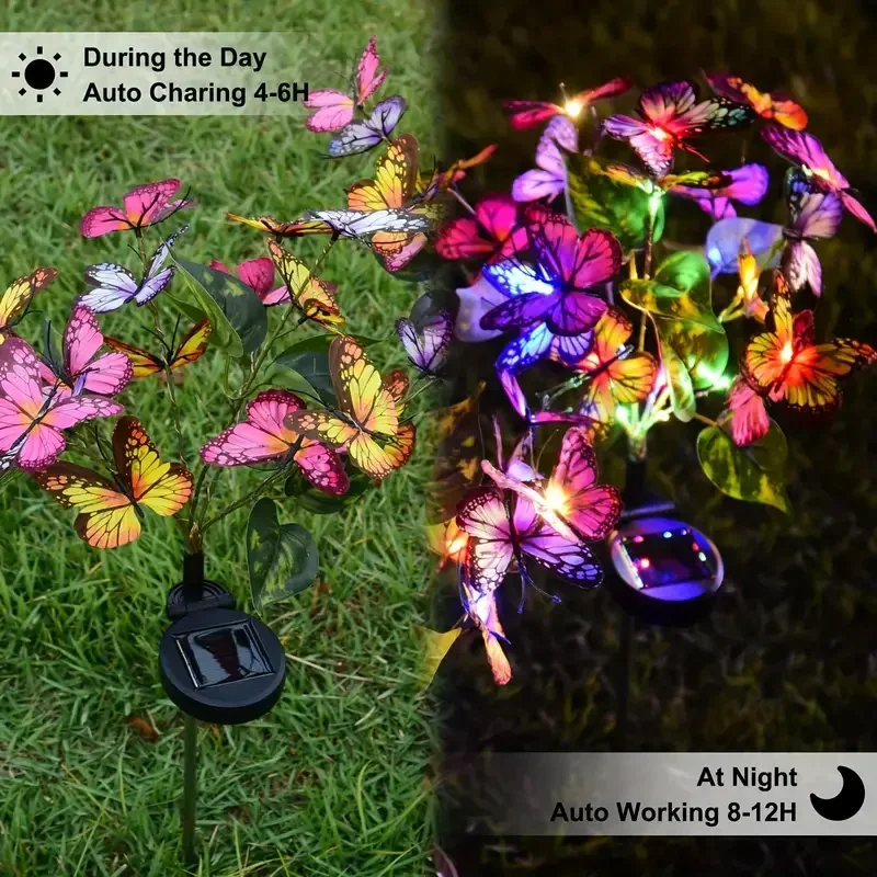 Solarny LED Motyl Lampki Ogrod – Outdoor Lighting Traditional recenzja i cena