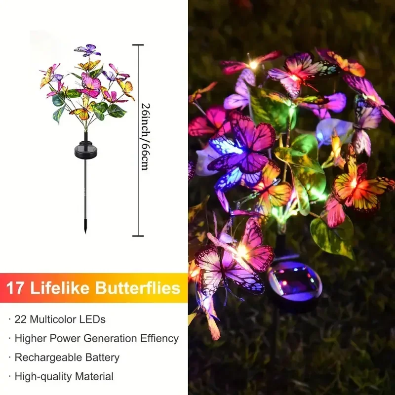 Solarny LED Motyl Lampki Ogrod – Outdoor Lighting Traditional recenzja i cena