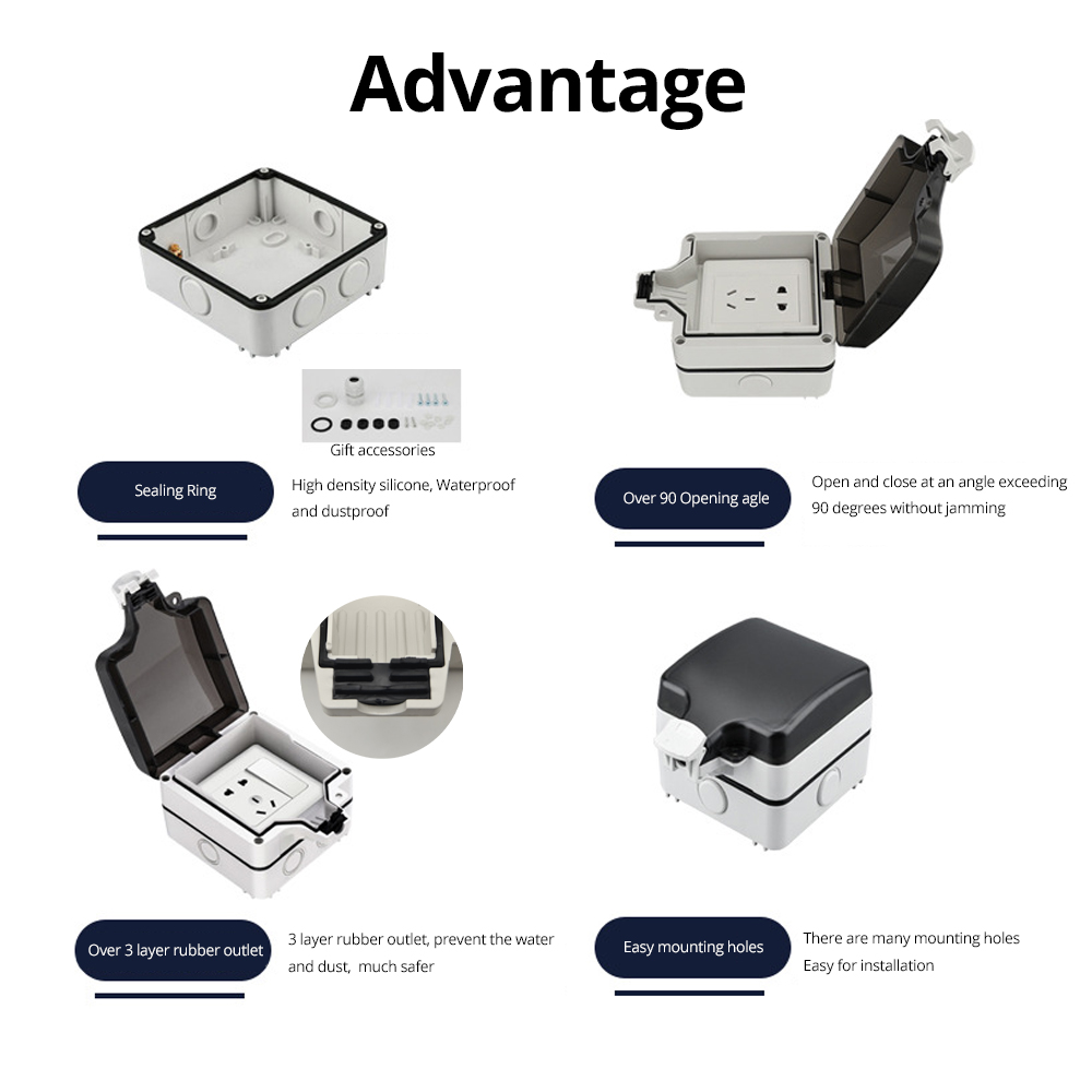 Wallpad IP66 pyłoszczelna wodo – Outdoor Lighting Switch recenzja i cena