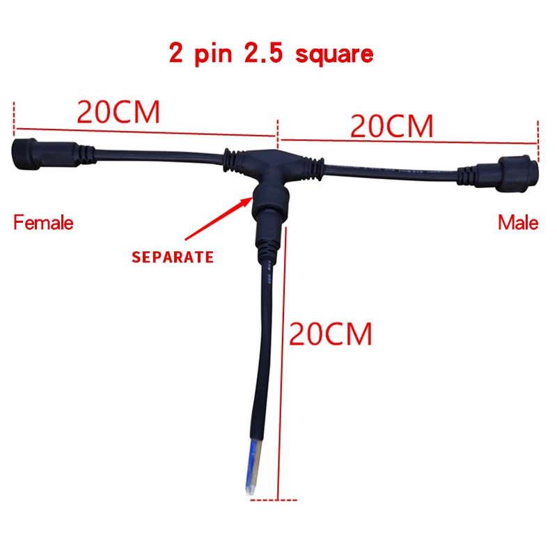 Złącze typu T 3-drożne 2/3/4-p – Outdoor Lighting Wire Connectors recenzja i cena