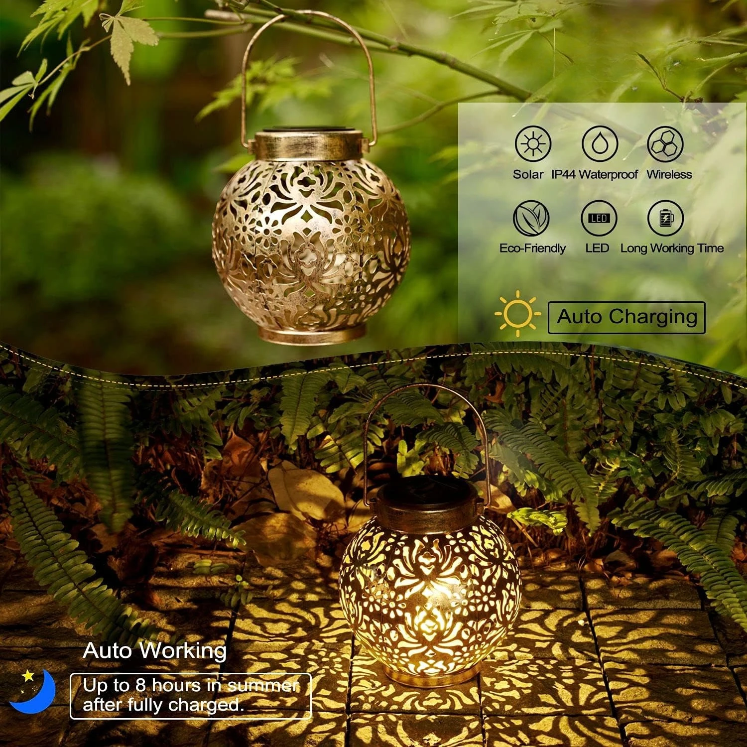 1-6 SZT. Marokańskie Lampiony  – Outdoor Lighting Traditional recenzja i cena