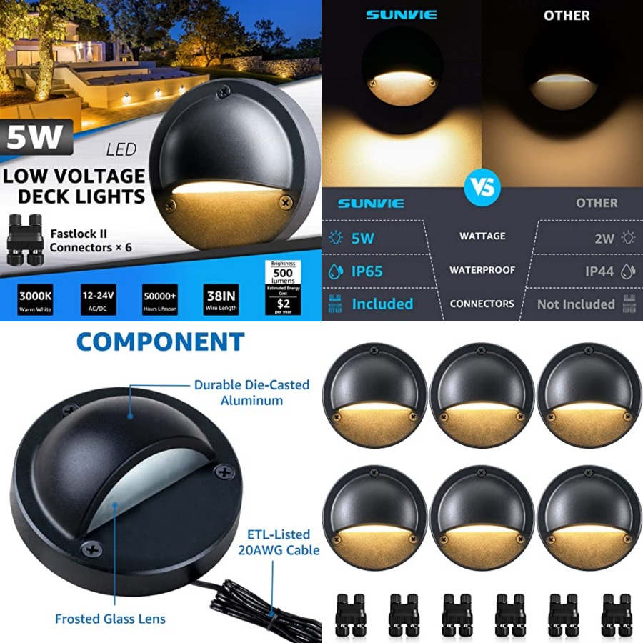 Lampki LED 5W niskonapięciowe  – Outdoor Lighting Wire Connectors recenzja i cena