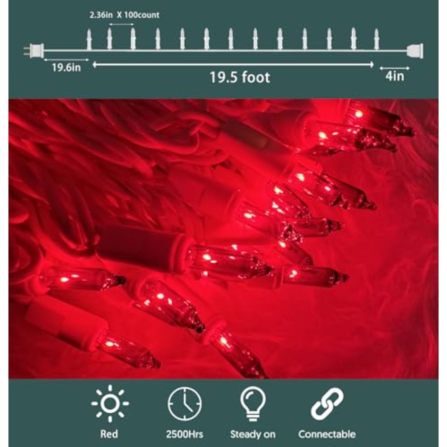 Lampki świąteczne 100 sztuk, l – Outdoor Lighting Tree recenzja i cena