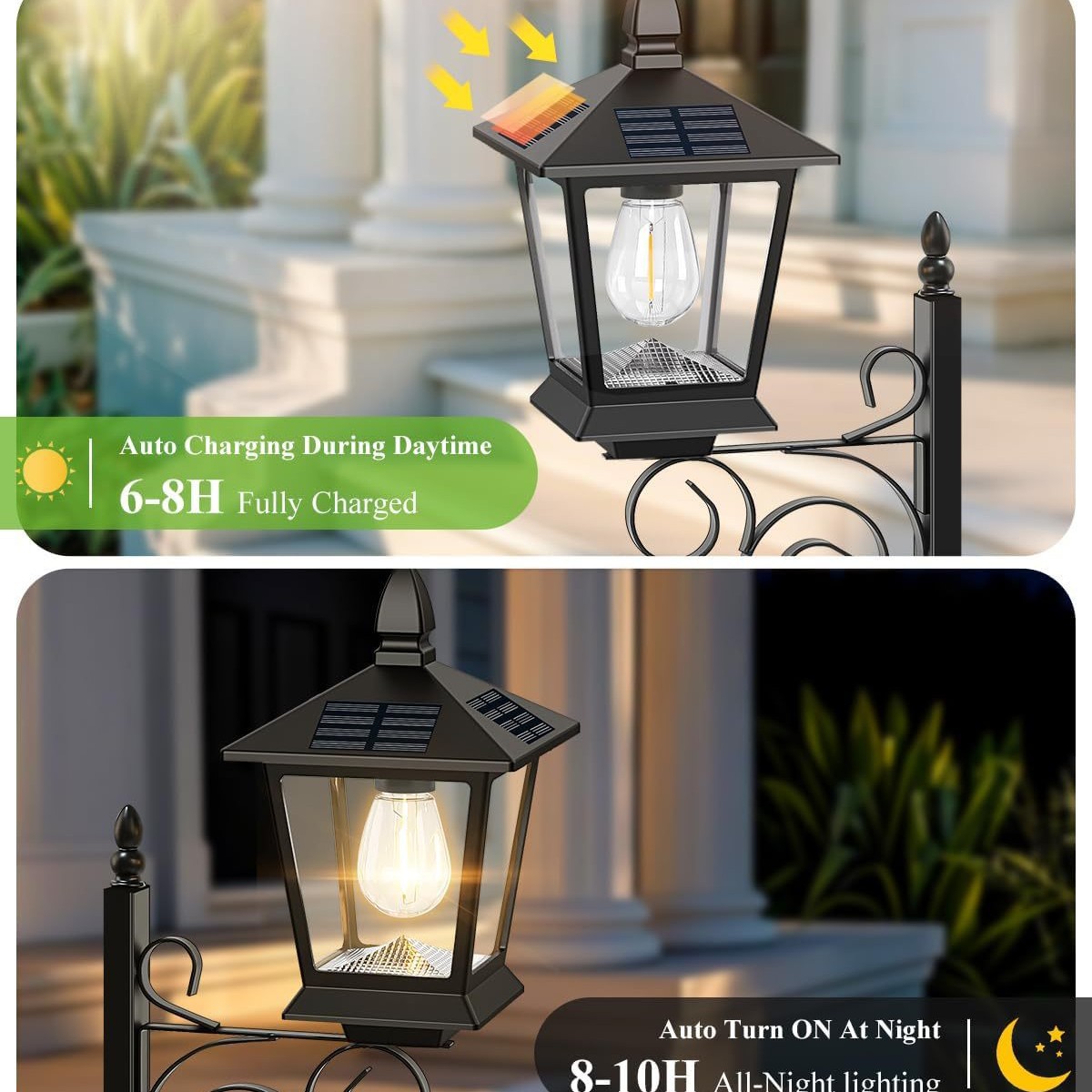 Lampa solarna 2w1 do ogrodu, c – Outdoor Lighting For Garden recenzja i cena